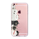 Cat Owl Rabbit Printed Mobile Phone Cover