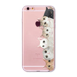 Cat Owl Rabbit Printed Mobile Phone Cover