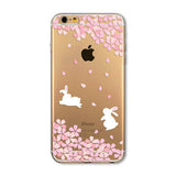 Cat Owl Rabbit Printed Mobile Phone Cover