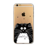 Cat Owl Rabbit Printed Mobile Phone Cover