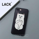 Funny Cartoon Cat iphone Cover