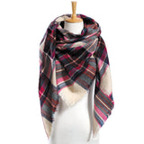 Top quality Winter Scarf Plaid Scarf Designer Unisex Acrylic Basic Shawls Women's Scarves hot sale VS051