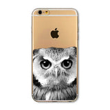 Cute Cat Owl Animal iPhone Cover