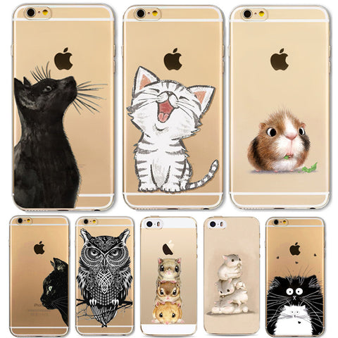 Cute Cat Owl Animal iPhone Cover