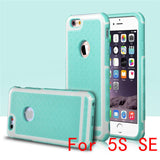 Ultra Thin Shockproof Rubber PC Gel TPU Hybrid iPhone Cover