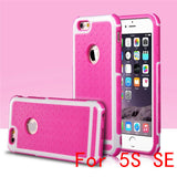 Ultra Thin Shockproof Rubber PC Gel TPU Hybrid iPhone Cover