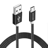 VOXLINK 1m/2m/3m Nylon Braided Micro USB Cable Charging Sync Data USB Cable For iphone 7 6 6s Plus 5s ipad mini Samsung HTC LG