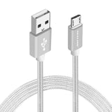 VOXLINK 1m/2m/3m Nylon Braided Micro USB Cable Charging Sync Data USB Cable For iphone 7 6 6s Plus 5s ipad mini Samsung HTC LG