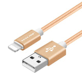 VOXLINK 1m/2m/3m Nylon Braided Micro USB Cable Charging Sync Data USB Cable For iphone 7 6 6s Plus 5s ipad mini Samsung HTC LG