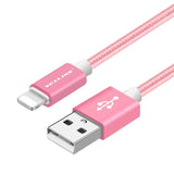 VOXLINK 1m/2m/3m Nylon Braided Micro USB Cable Charging Sync Data USB Cable For iphone 7 6 6s Plus 5s ipad mini Samsung HTC LG