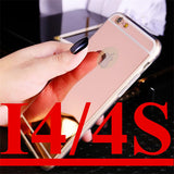 High Quality Fashion Deluxe Electroplating Mirror TPU Clear Soft Phone Cover