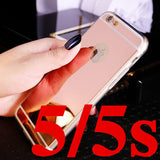 High Quality Fashion Deluxe Electroplating Mirror TPU Clear Soft Phone Cover