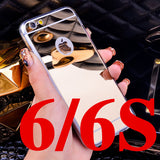 High Quality Fashion Deluxe Electroplating Mirror TPU Clear Soft Phone Cover