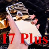 High Quality Fashion Deluxe Electroplating Mirror TPU Clear Soft Phone Cover