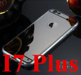 High Quality Fashion Deluxe Electroplating Mirror TPU Clear Soft Phone Cover