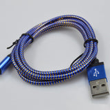 25cm/1M/2M/3M Micro USB Cable Charger Data Sync Nylon USB Cable For Android Smart Phone for tablet PC