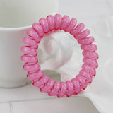 Fashion Cute Candy Color Hair Jewelry Headbands Telephone Line Hair Rope for Women Hair Band