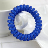 Fashion Cute Candy Color Hair Jewelry Headbands Telephone Line Hair Rope for Women Hair Band