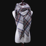 Za Fashion Winter Scarf For Women Scarf Cashmere Warm Plaid Pashmina Scarf Luxury Brand Blanket Wraps Female Scarves And Shawls