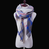 Za Fashion Winter Scarf For Women Scarf Cashmere Warm Plaid Pashmina Scarf Luxury Brand Blanket Wraps Female Scarves And Shawls