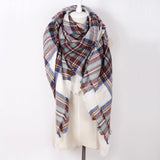 2016 Brand Cashmere Design Triangle Scarf Plaid Fashion Warm in Winter Shawl For Women pashmina shawl M8062