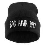 VOGUE Diamond bad hair day knit bonnet winter hat beanies for men women,femme ski skullies,gorros de lana hombre mujer invierno