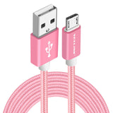 VOXLINK Micro USB Cables 0.5M 1M 2M 3M Metal Braided Cord Data Sync Wire Charger For Samsung Galaxy Xiaomi HTC Android phones