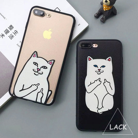 Funny Cartoon Cat iphone Cover